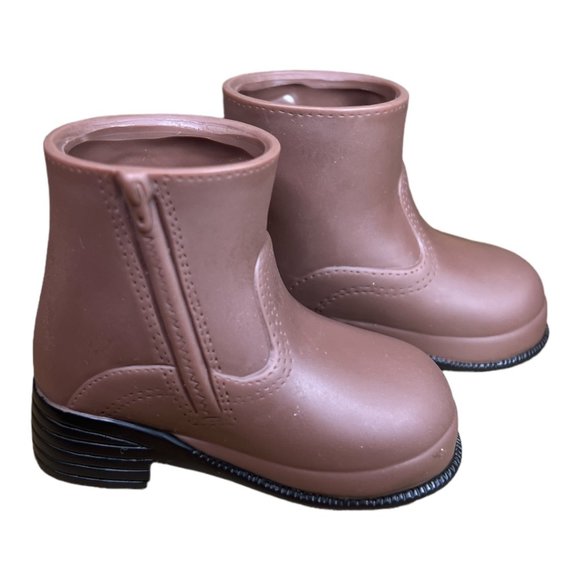 Brown Ankle Boots for 18- Inch Doll - Picture 7 of 10